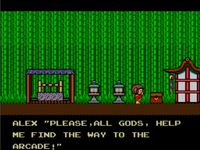 une photo d'Ã©cran de Alex Kidd - High Tech World sur Sega Master System